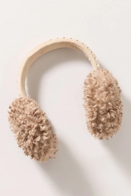Violet & Brooks Studded Faux Fur Earmuffs | Anthropologie (US)