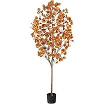 Nearly Natural 6ft. Autumn Eucalyptus Artificial Tree | Amazon (US)
