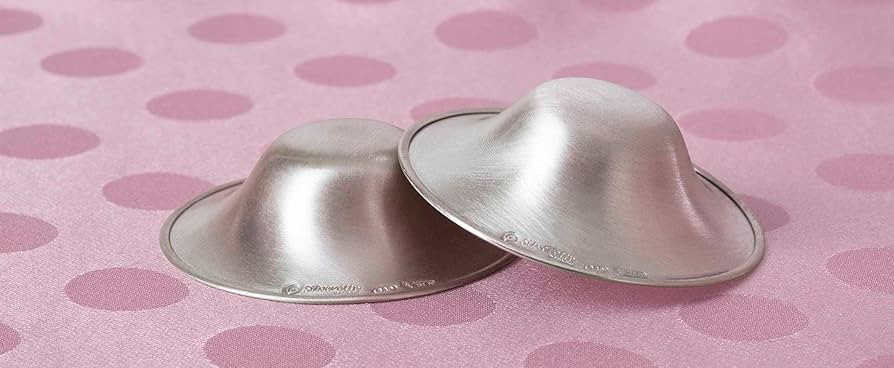 SILVERETTE The Original Silver Nursing Cups, Silverettes Metal Nipple Covers for Breastfeeding, N... | Amazon (US)