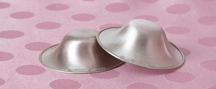 SILVERETTE The Original Silver Nursing Cups, Silverettes Metal Healing Nipple Covers for Breastfe... | Amazon (US)