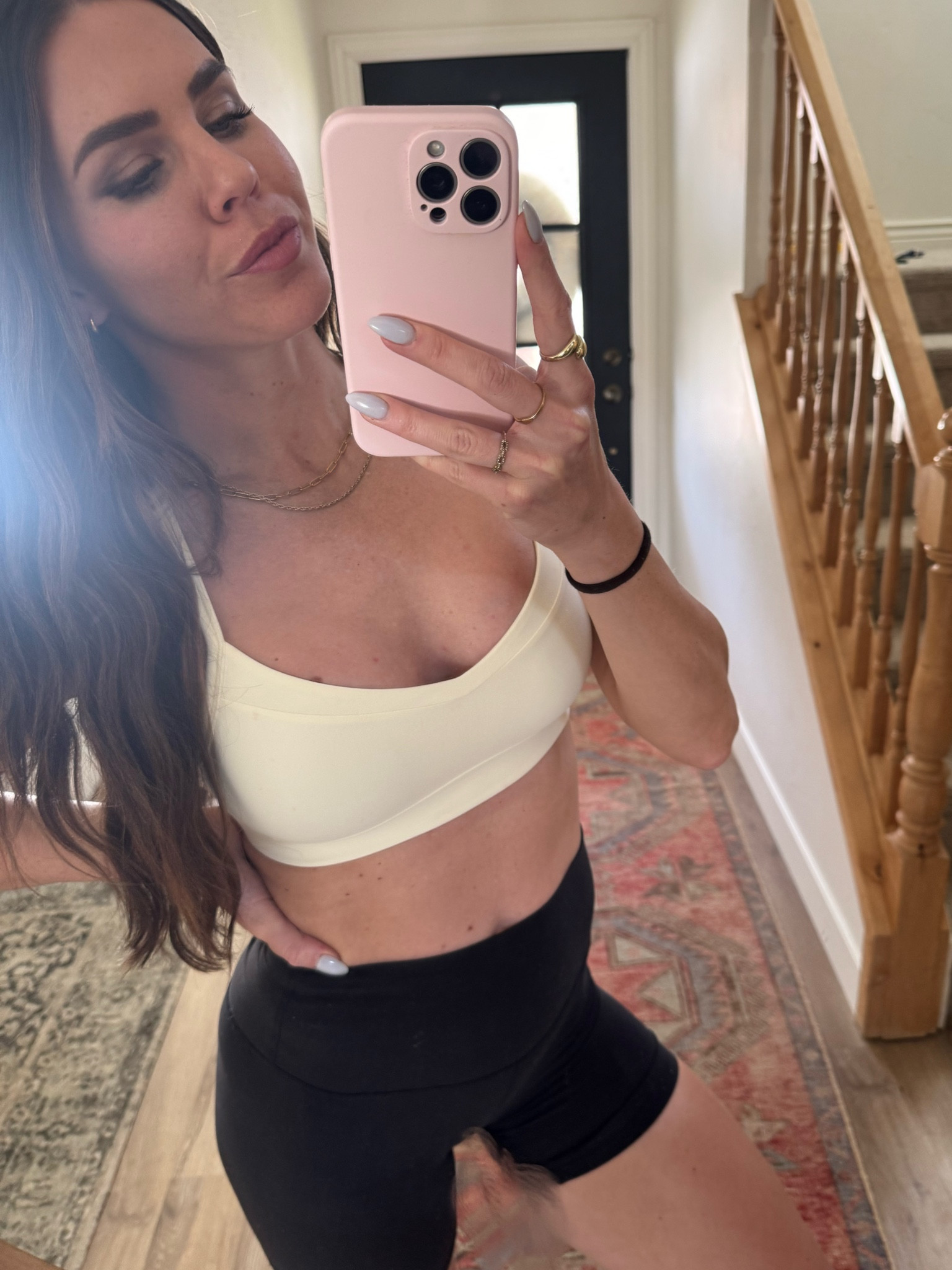 lots of requests for this sports bra yesterday!  it is a goood one and on sale! I linked some other spring ones I am loving right noww

#LTKFindsUnder50 #LTKSaleAlert #LTKActive