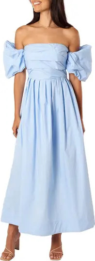 Solana Off the Shoulder Cotton Maxi Dress | Nordstrom