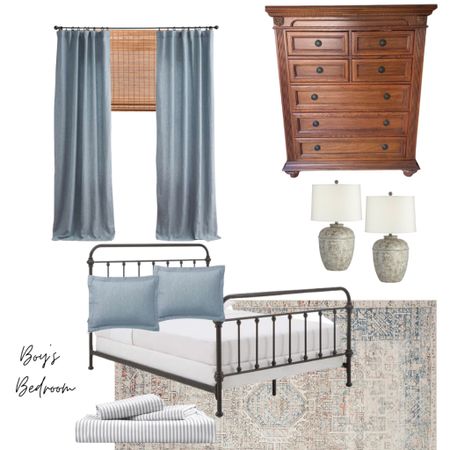 There’s nothing I love more than designing a boy’s bedroom. Warming it up with masculine wood tones and lots of texture. Mixing subtle patterns. Adding in some chill blue like a favorite blue dress shirt. Simple and classic to grow with them!

#LTKunder50 #LTKhome