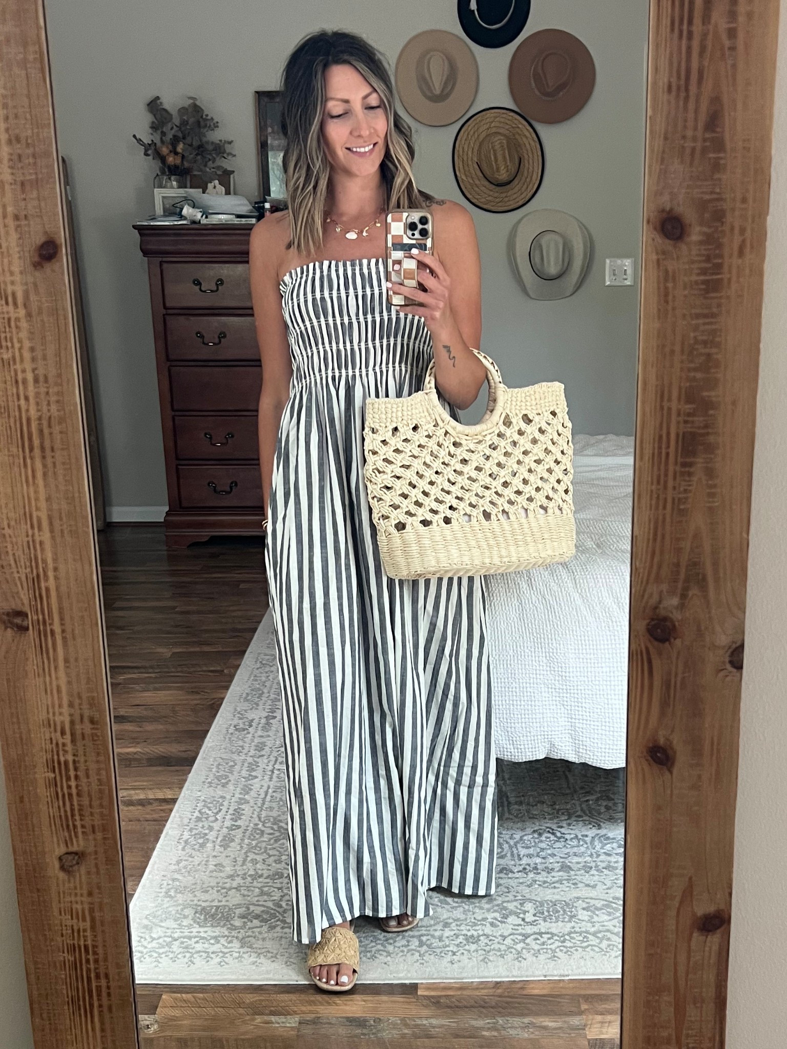 Here for smocked top dresses coming back, sized down to an XS for a tighter fit since it is straplesss

#LTKPetite #LTKSaleAlert #LTKFindsUnder50