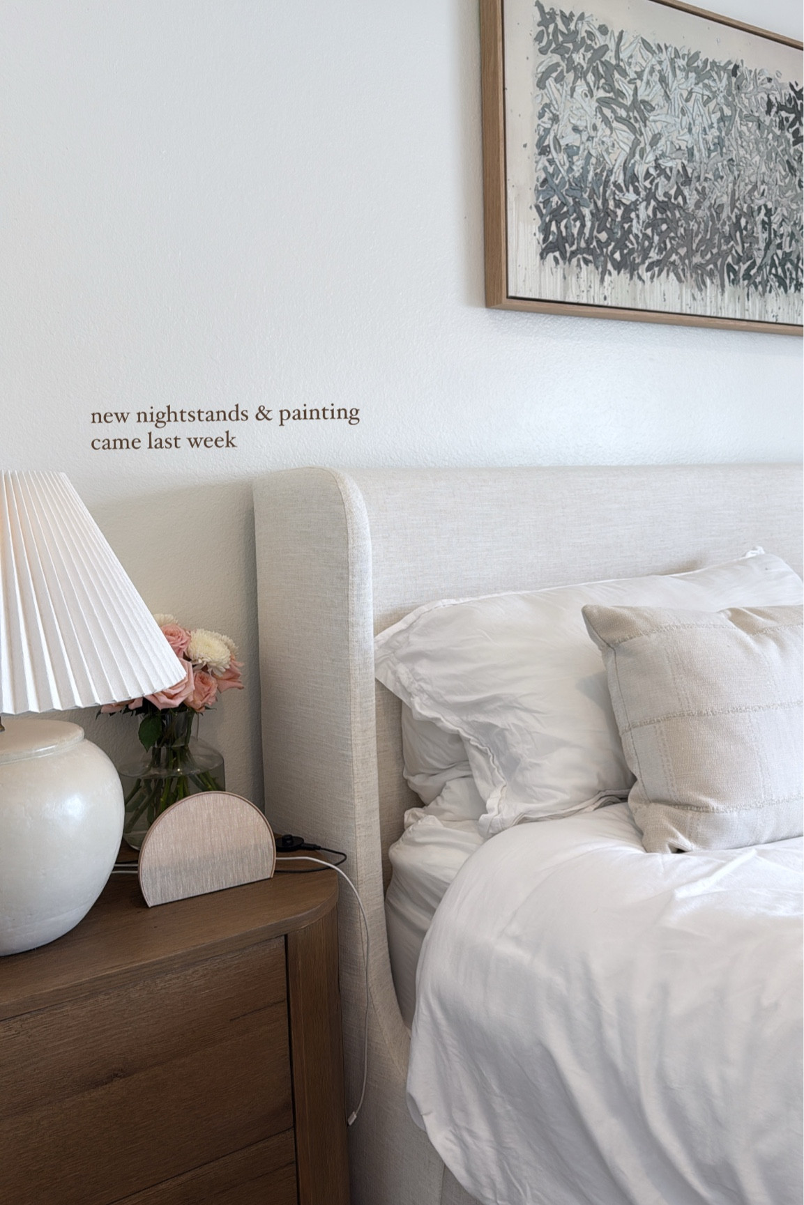 Bedroom update! Love our new nightstands and can’t sleep without my hatch 

#LTKSeasonal #LTKHome