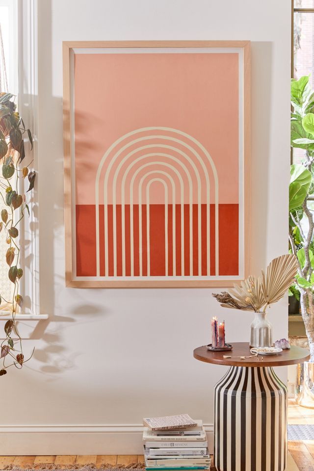 Grace Terracotta Pastel Art Print | Urban Outfitters (US and RoW)
