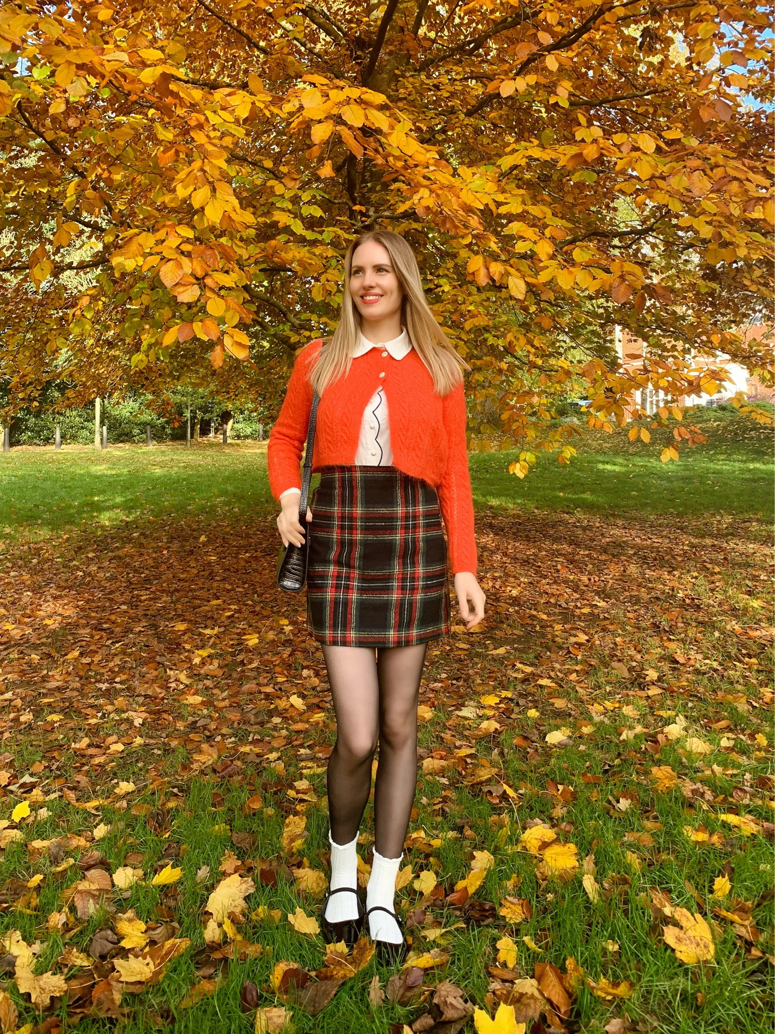 Love red for fall 🍁♥️

Autumn fashion fall fashion fall outfit vintage style red outfit tartan skirt cardigan white shirt retro style vintage outfit vintage fashion 

#LTKshoecrush #LTKstyletip #LTKfindsunder100