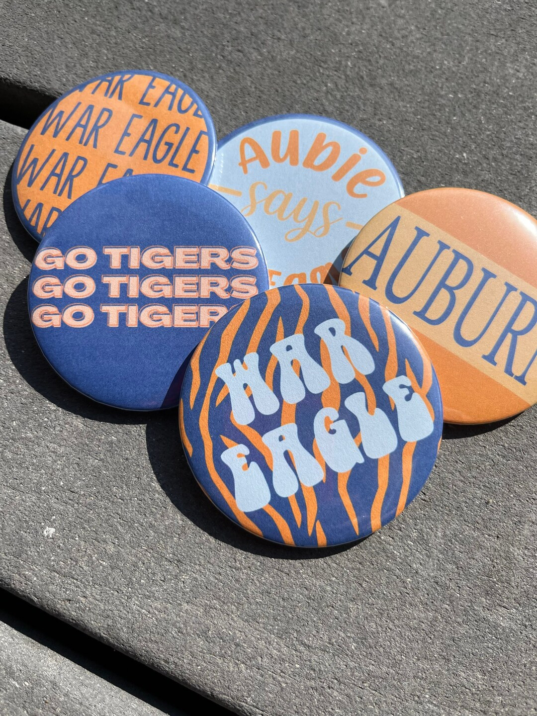 Auburn GAMEDAY pins & buttons! | Etsy (US)