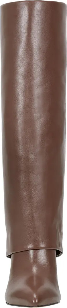 Leina Foldover Shaft Pointed Toe Knee High Boot (Women) | Nordstrom