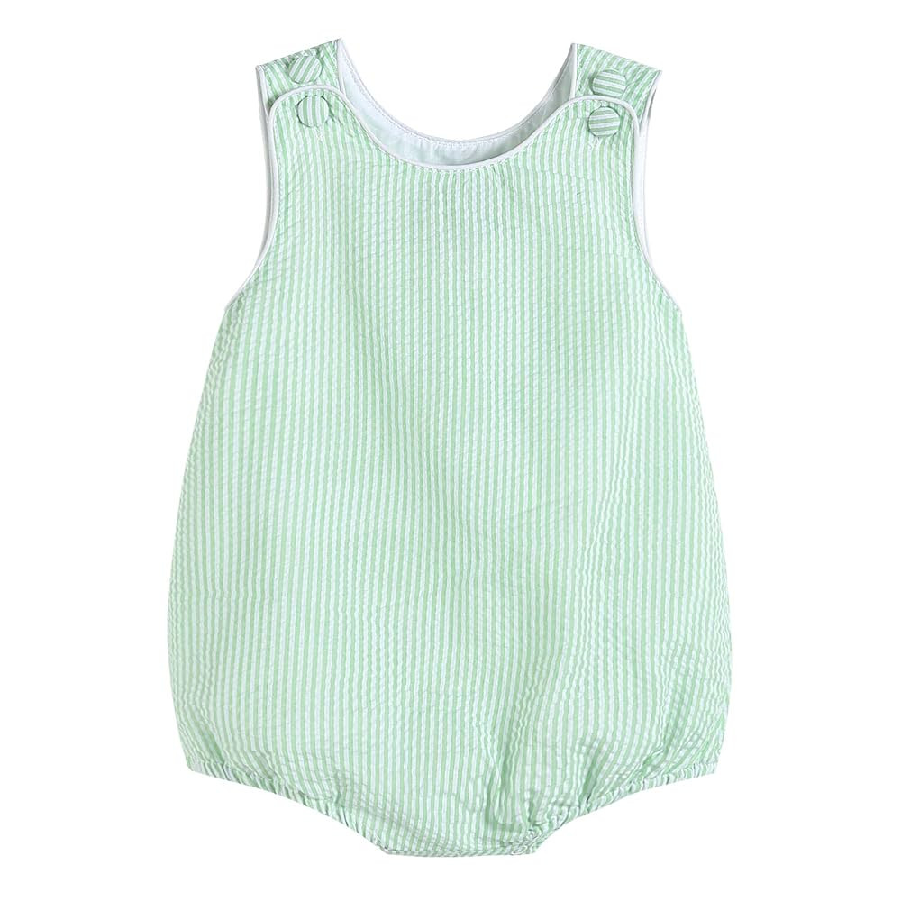 Baby & Toddler Boys and Girls Seersucker or Gingham One-Piece Bubble Romper | Amazon (US)