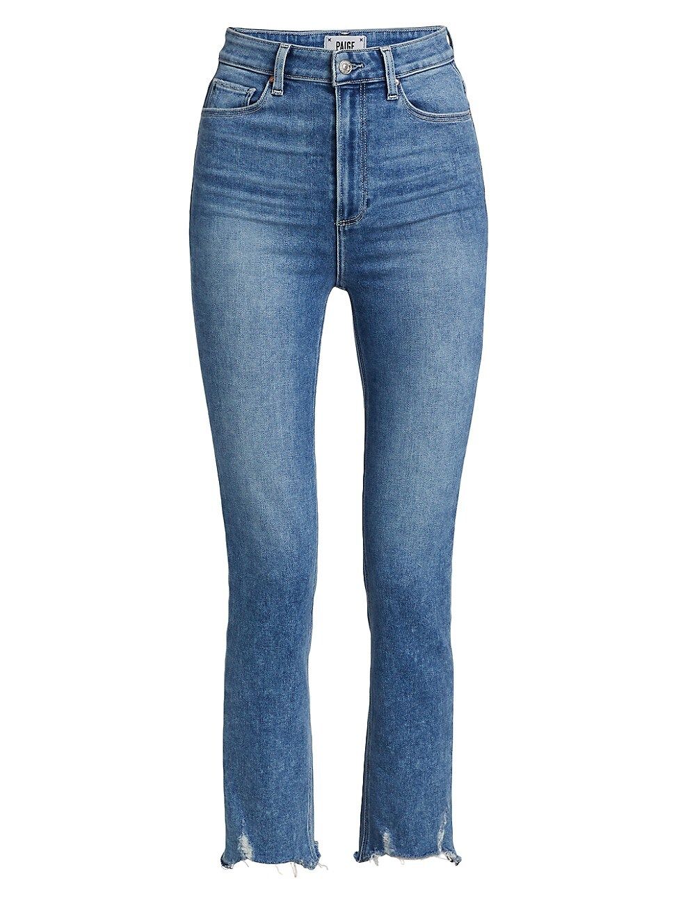Cindy High-Rise Distressed Jeans | Saks Fifth Avenue