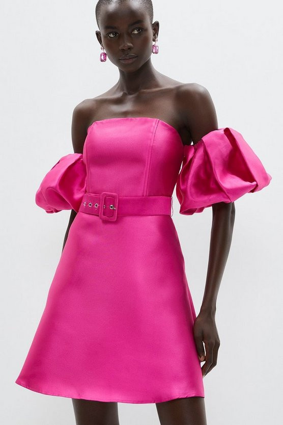 Mini Dress With Puff Sleeves | Coast UK & IE