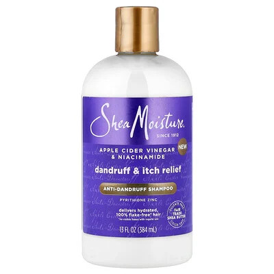 SheaMoisture, Anti-Dandruff Shampoo, Apple Cider Vinegar & Niacinamide, 13 fl oz (384 ml) | iHerb
