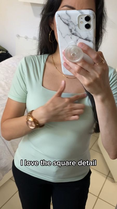 square neck top: small // strapless sticky bra: B (but I think A would fit better) // watch: rose gold

Workwear, office outfit, petite, minty mint 

#LTKworkwear #LTKstyletip #LTKVideo
