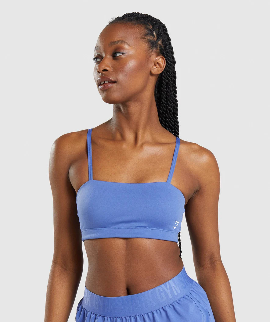 Gymshark Bandeau Sports Bra - Court Blue | Gymshark US