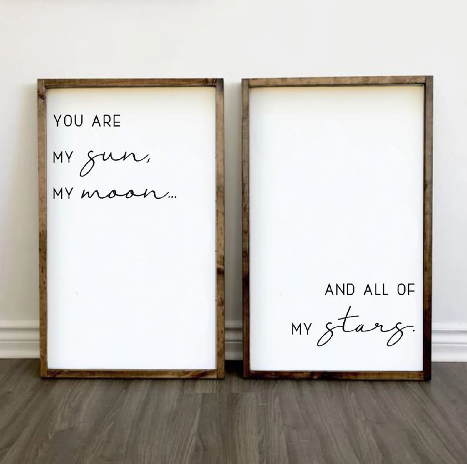 You Are My Sun My Moon and All of My Stars Wood Signs  | Etsy | Etsy (CAD)