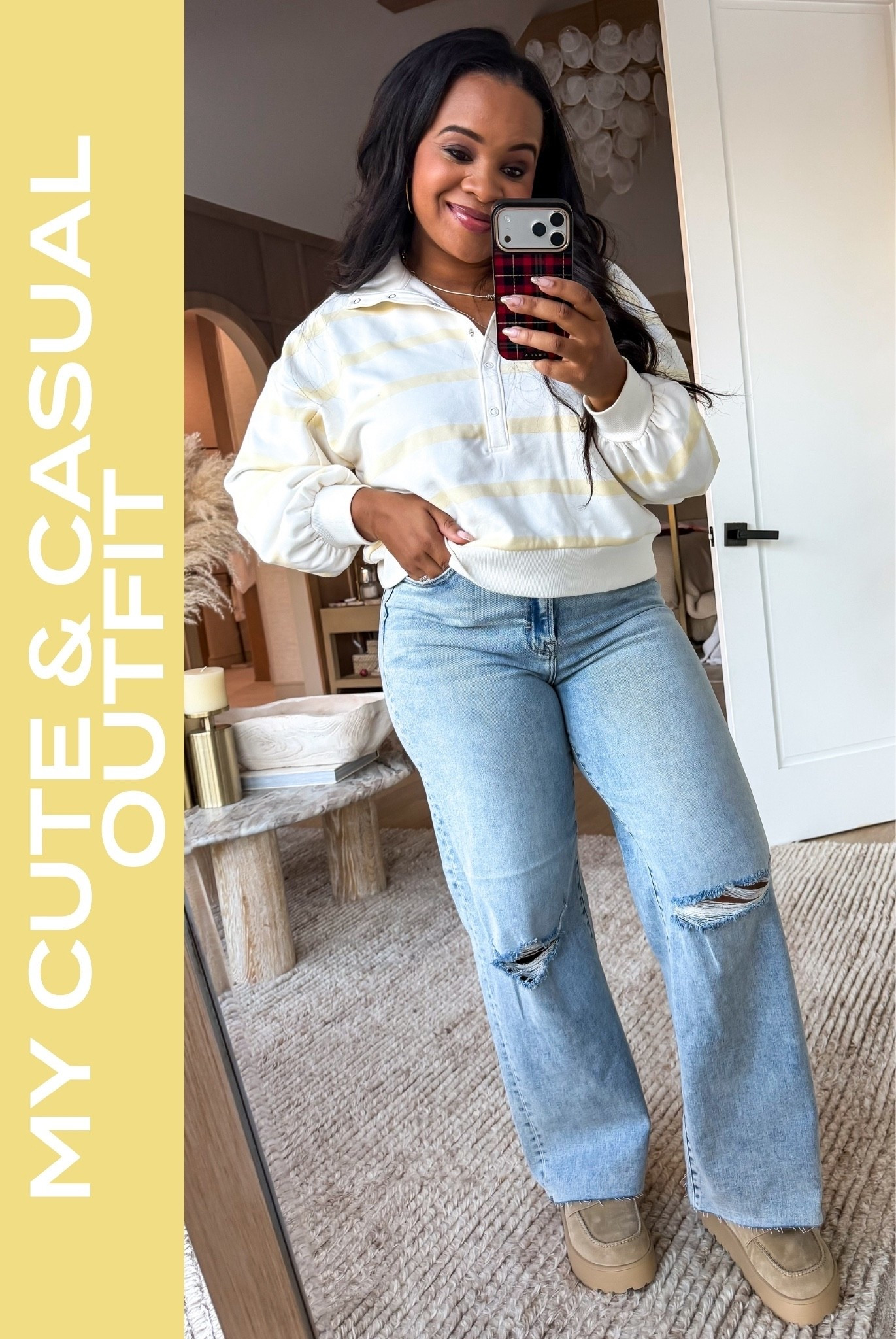 Loving this outfit! 💛 Use code BEST40 to save on jeans! 

#LTKMidsize #LTKFindsUnder50 #LTKootd