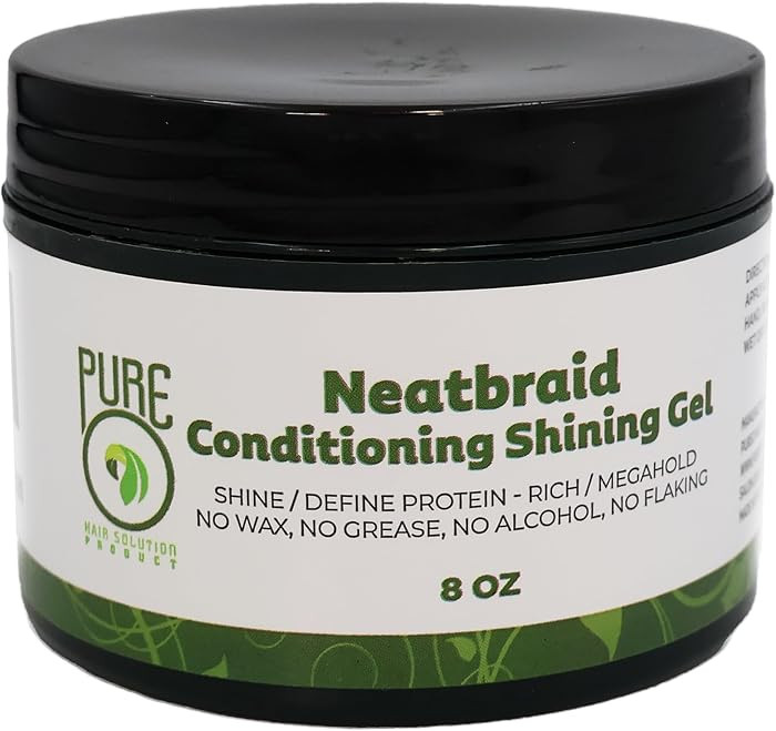 Pure O Hair Solution Product Neatbraid Conditioning Shining Gel 8 Oz (Pack of 1) | Amazon (US)
