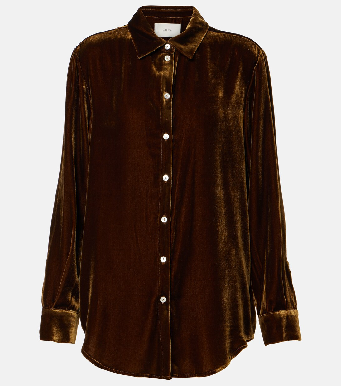 London velvet pajama shirt | Mytheresa (UK)