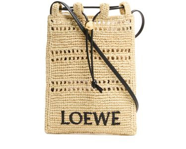 Raffia drawstring pocket | 24S US