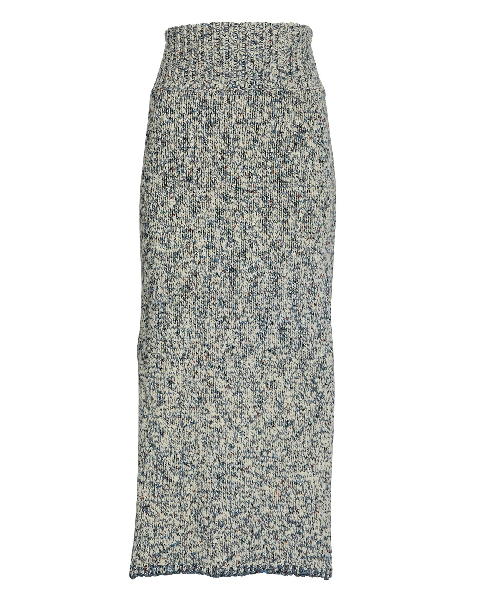 Giordana Marled Wool-Blend Midi Skirt | INTERMIX