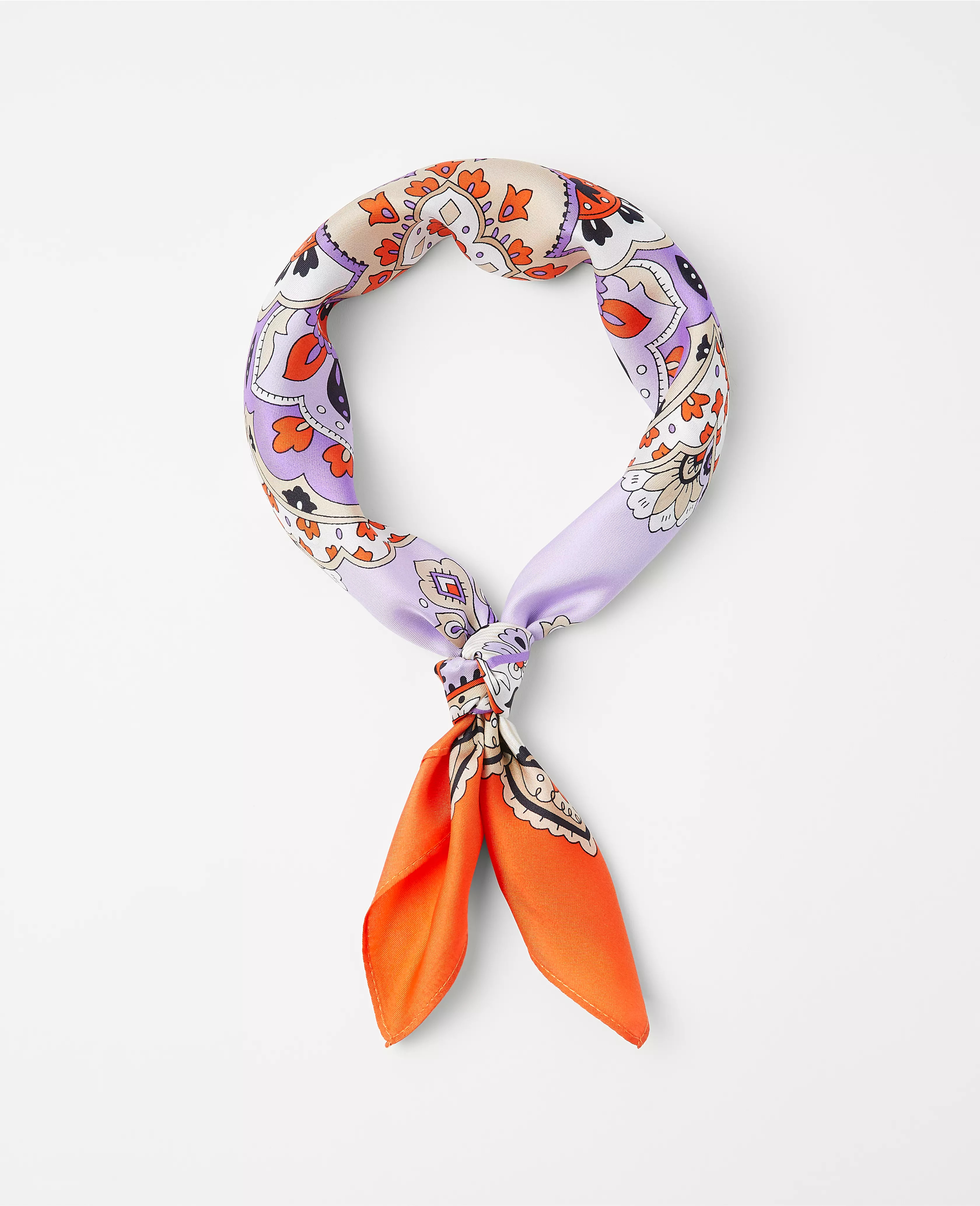 Tile Silk Little Scarf | Ann Taylor (US)