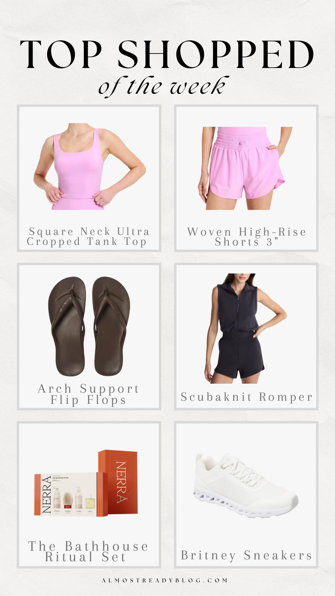 Top Shopped of the Week!!

top sellers, watchnow, finds under 100, activewear, target, archies, nordstrom, amanda west 

 #LTKSeasonal