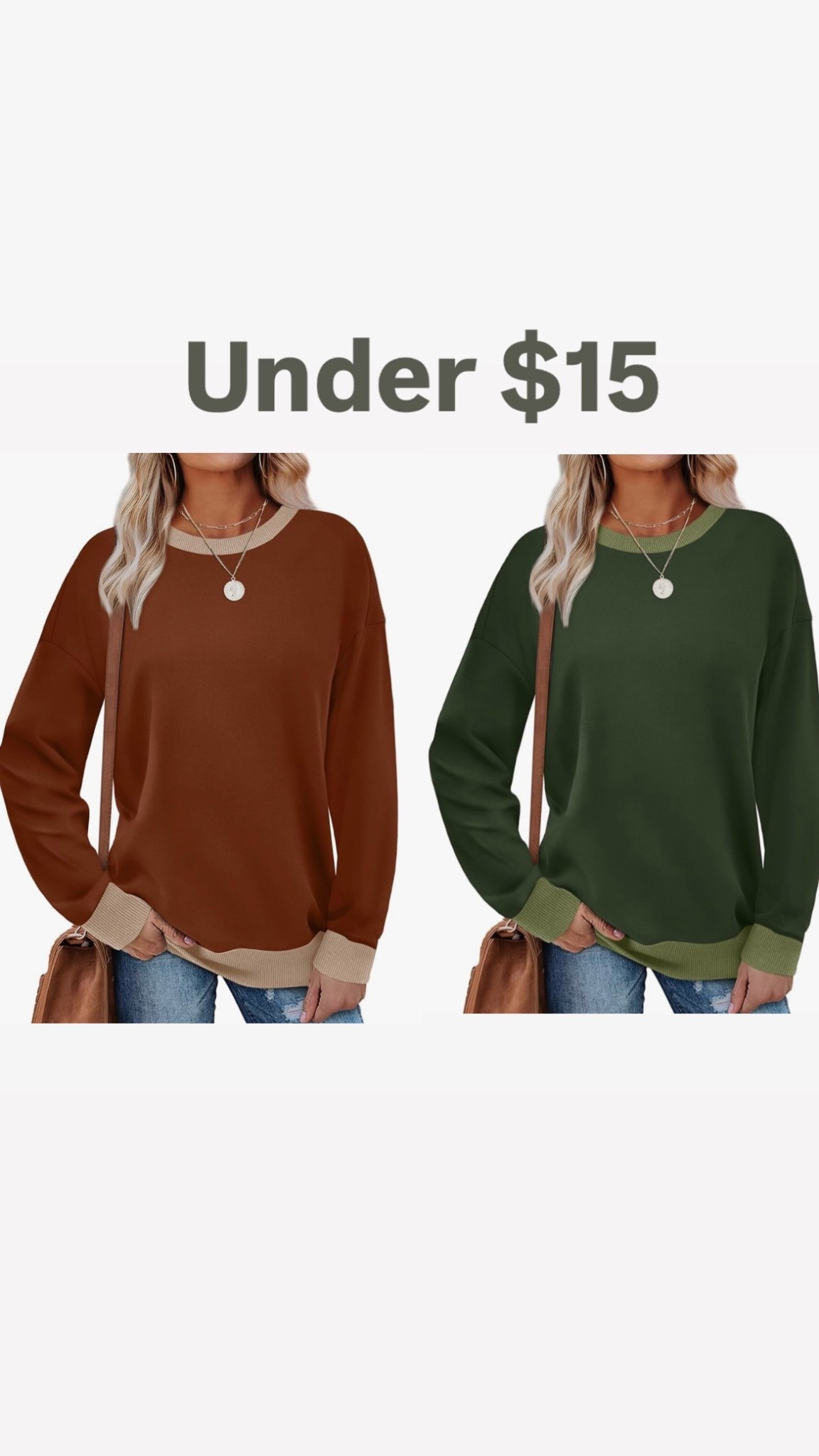 Fall sweaters under $15

#LTKStyleTip #LTKSaleAlert #LTKCon