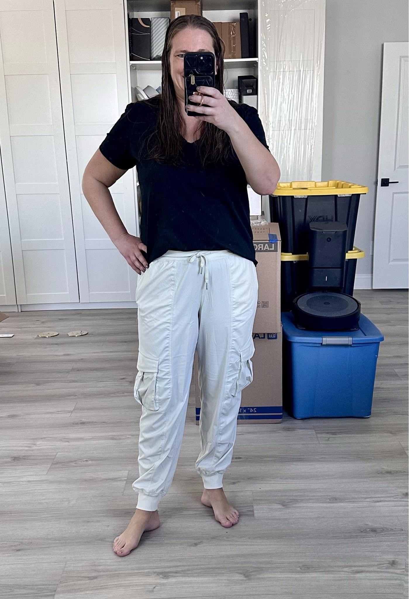 If you were wondering if you need the new Lulu Cargo Joggers, my answer is YES!!! See them ⬇️! LOVE them, def a splurge, but they're very light and I'll get a lot of use out of them! Top is my FAVE Love tee (v-neck) - both TTS, wearing a L in the joggers and a 14 in the tee, but I have 12's that are fine too (they sell out pretty quickly and I order whichever I can get). #ad

#LTKfitness #LTKstyletip #LTKMostLoved
