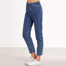 Straight Leg Mom Jeans | SHEIN