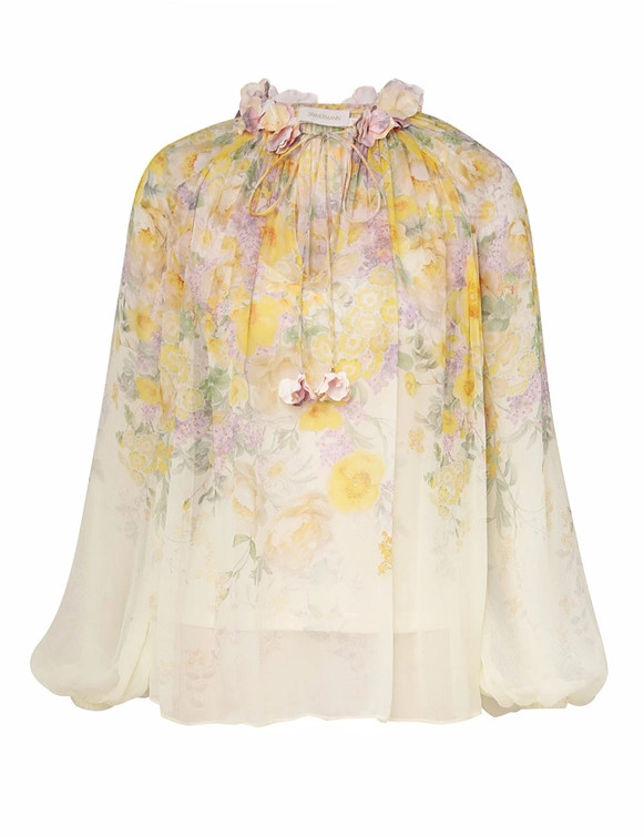Harmony Billow Blouse | ZIMMERMANN (US, CA, EU, MENA)