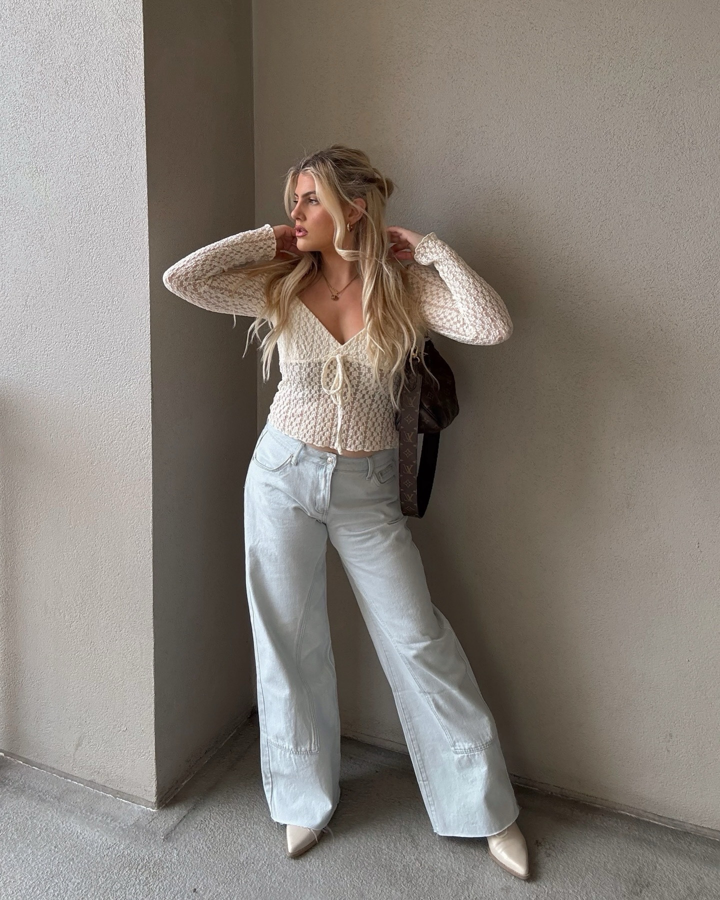 @edikted outfit of the day, denim jeans, boho top, cute top,
Style inspo, 


#LTKFindsUnder100 #LTKWatchNow #LTKStyleTip