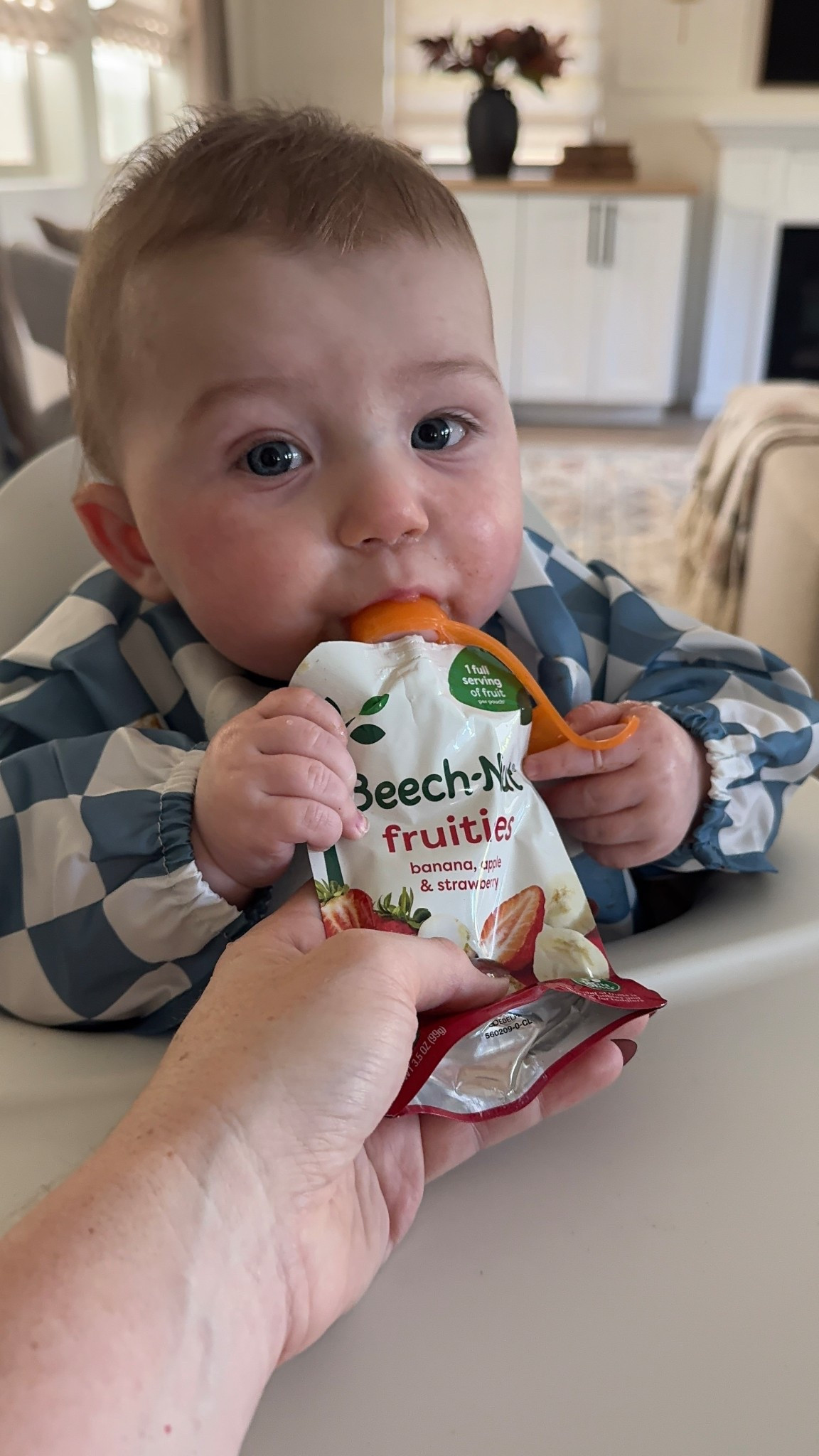 Baby feeding essentials. Full length bib for beginner eaters and these pouch tops that prevent them from squeezing all of the contents out. 


Baby essentials
Baby must haves 
Baby feeding 
Baby led feeding
Baby led weaning


#LTKBaby #LTKFamily