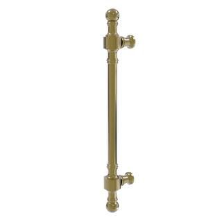 Retro Wave Collection 8 in. Center-to-Center Door Pull in Unlacquered Brass | The Home Depot