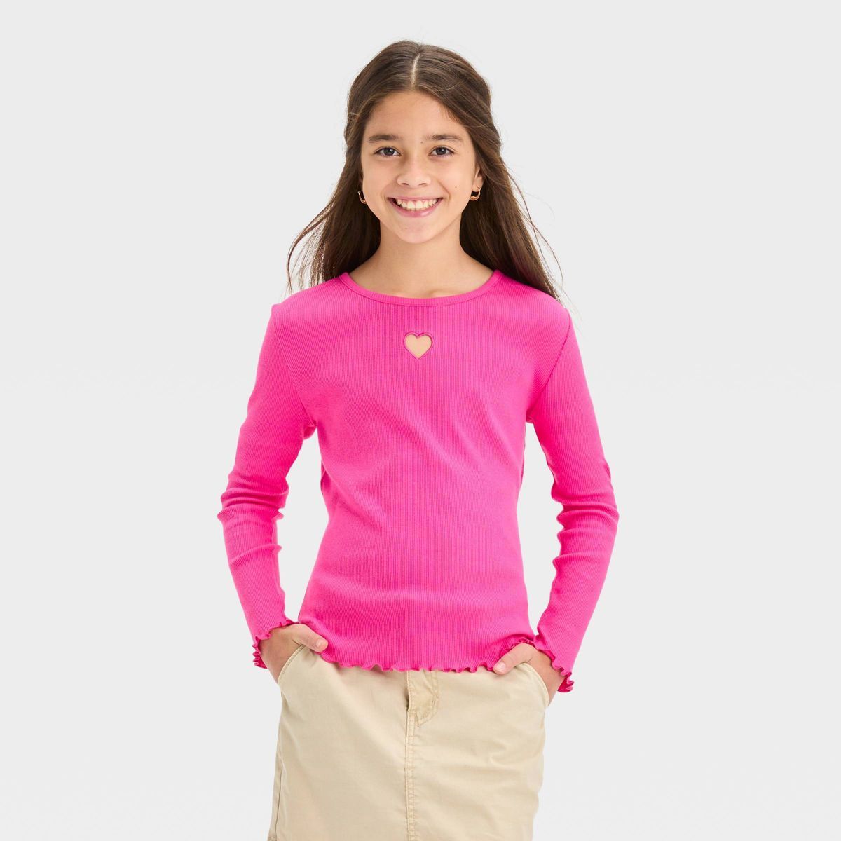 Girls' Long Sleeve T-Shirt - art class™ | Target