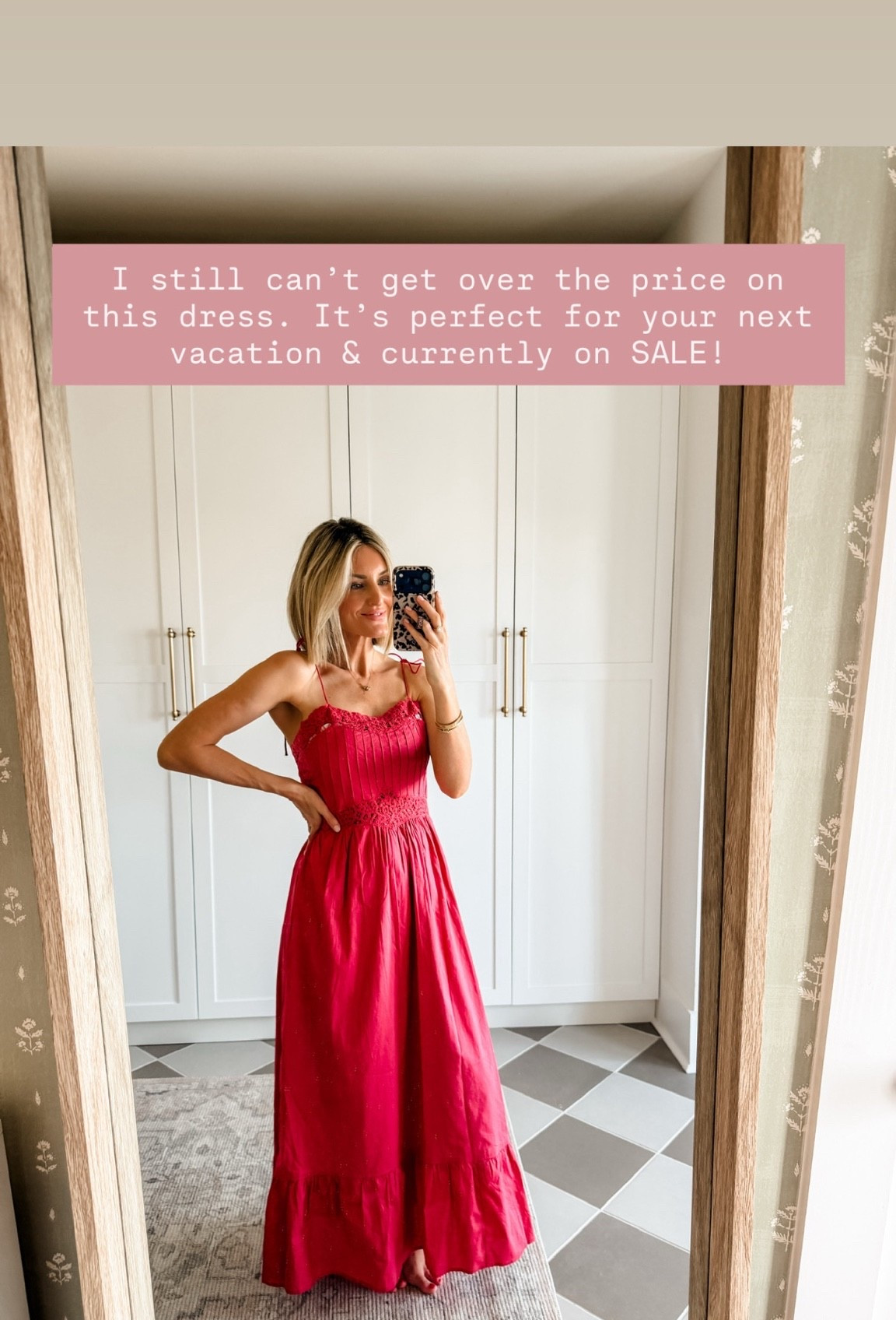 This dress is perfect for a summer vacation 😍 grab it while it’s on sale! Wearing S.

Loverly Grey, Target find, Target fashion, maxi dress, summer dress, vacation outfit ideas, summer fashion, summer outfit ideas

#LTKootd #LTKSeasonal #LTKTravel