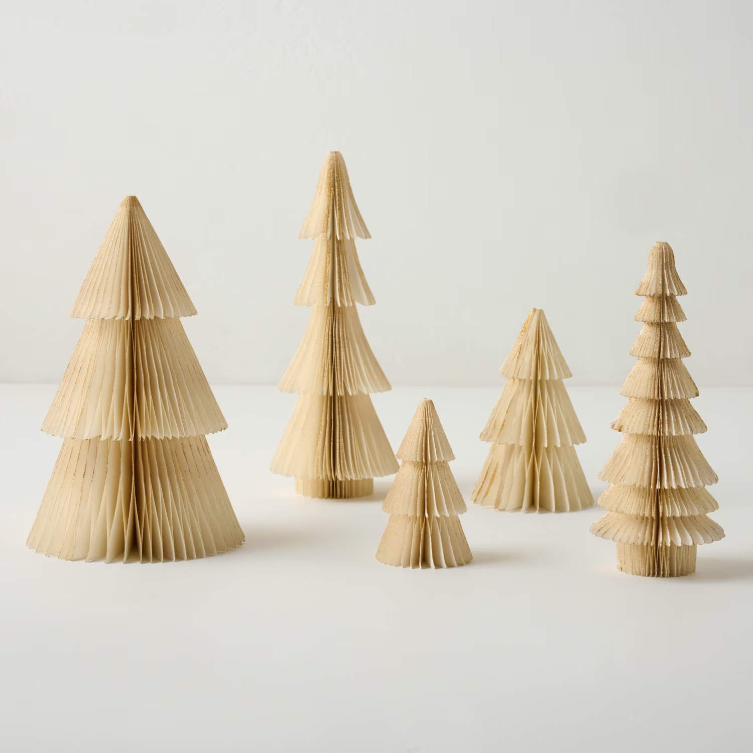 Set of 5 Decorative Paper Trees | Magnolia