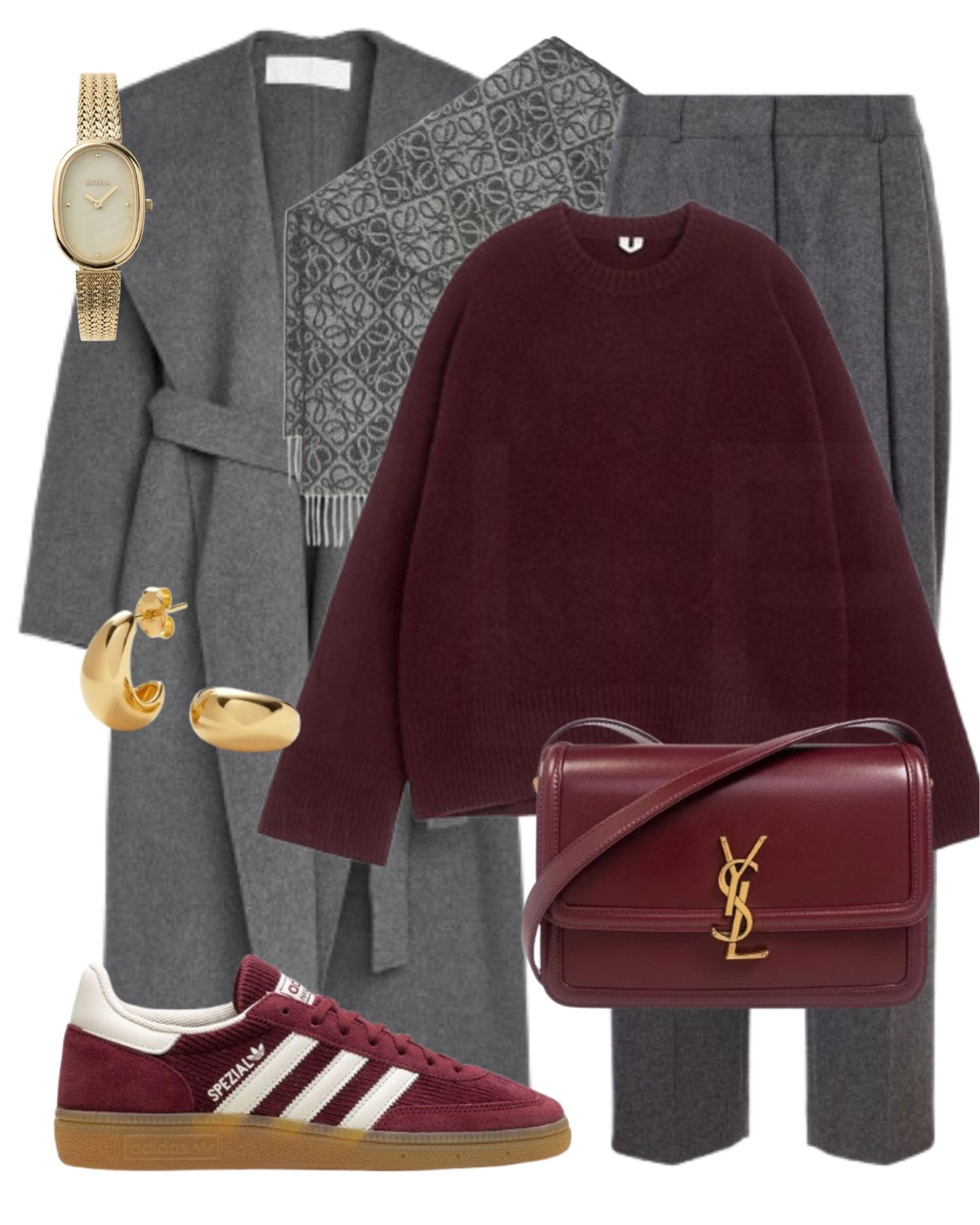 Burgundy and grey 🫶🏼




Burgundy bag, burgundy wool jumper, burgundy adidas spezial, adidas, the Frankie shop, arket

#LTKstyletip #LTKwinter #LTKeurope
