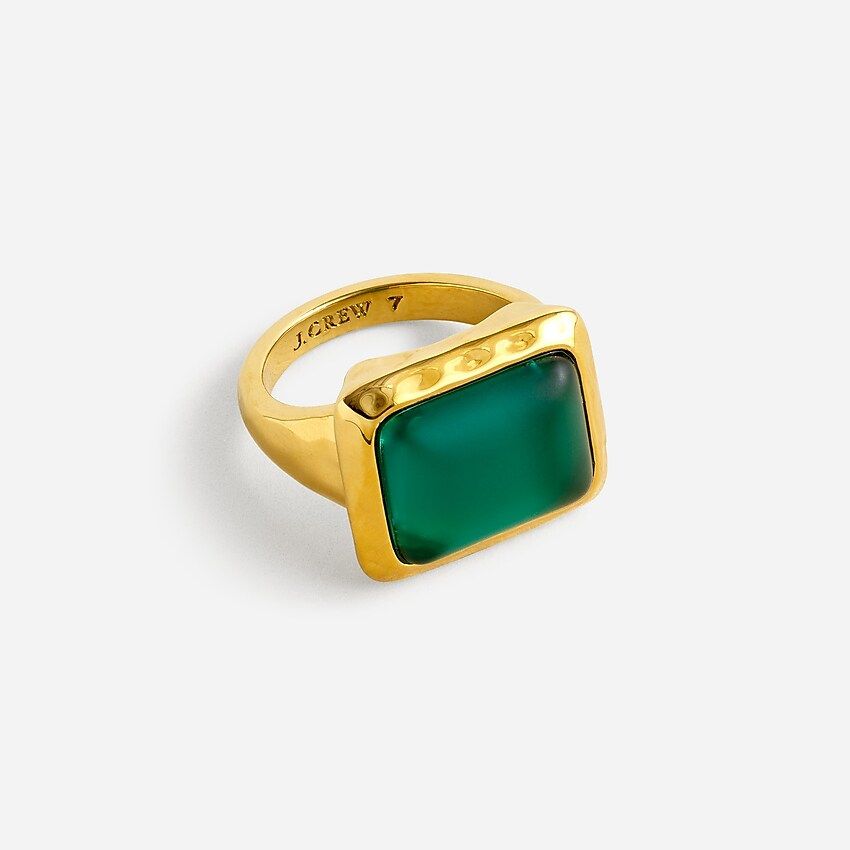 Jewel-tone rectangle ringItem BI316 
 
 
 
 
 There are no reviews for this product.Be the first ... | J.Crew US