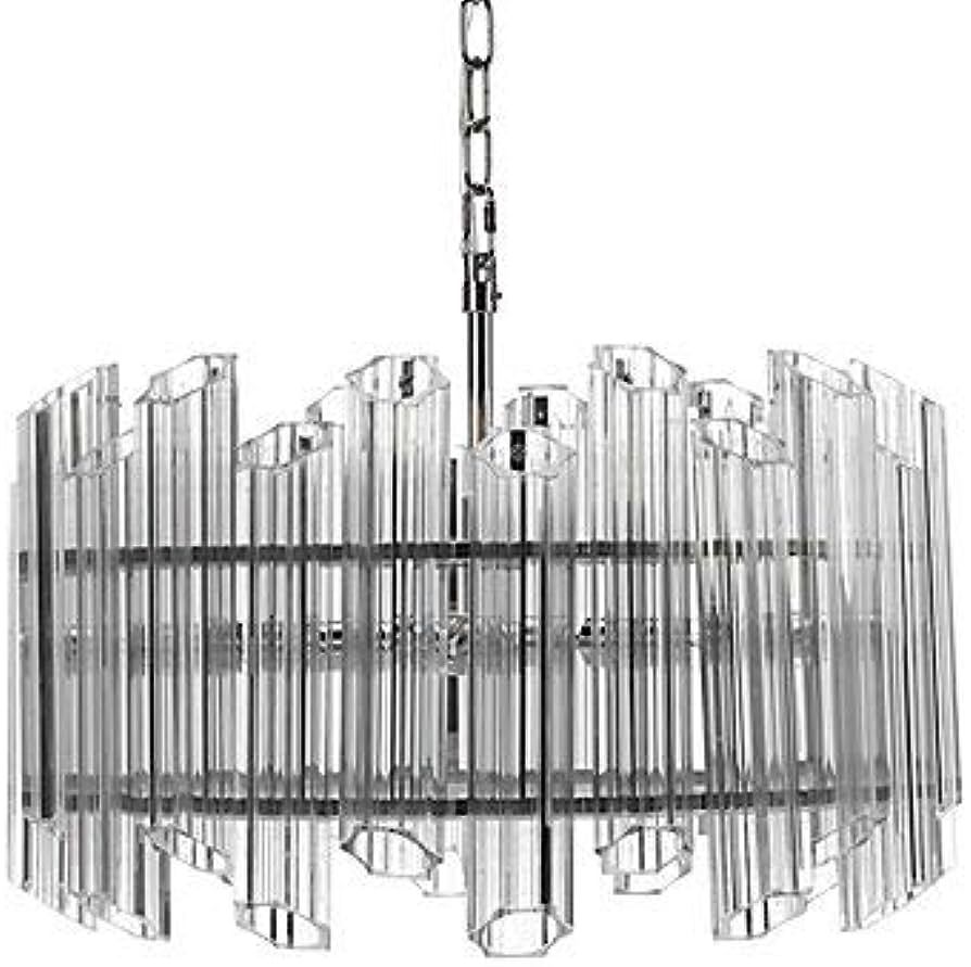 4 Light Ryder Crystal Waterfall Chandelier Glass Rods Geometric Nickel Finish (22" Diameter) Luxu... | Amazon (US)