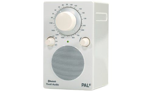 Tivoli Audio PALBTGW PAL BT Bluetooth Portable AM/FM Radio (High Gloss White/White) | Amazon (US)