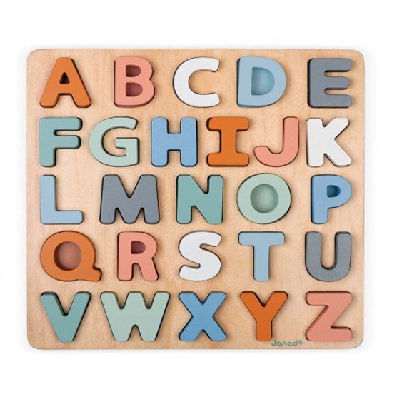 Janod Toys Sweet Cocoon Alphabet Puzzle | The Tot