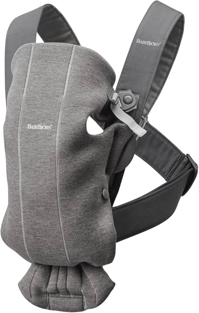 BabyBjörn Baby Carrier Mini, 3D jersey, Dark gray | Amazon (US)