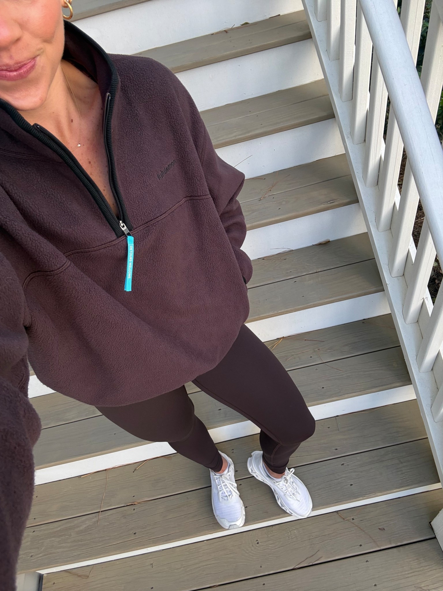 Obsessed with this newer “Sequoia” brown color from @lululemon !! 

Details: 
Align No Line (no front seam) 25” size 2
Flow Y bra in the Jacquard Java size 2
Tumbled Fleece Half Zip XS (out of stock but I’ll link something similar)

#LTKSeasonal #LTKgrwm