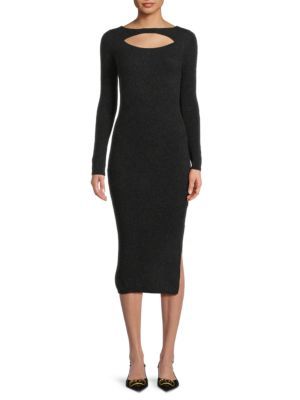 Cutout Cashmere Midi Sweater Dress | Saks Fifth Avenue OFF 5TH