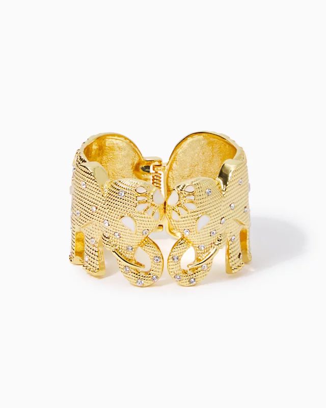 Gold Elephant Cuff | Lilly Pulitzer