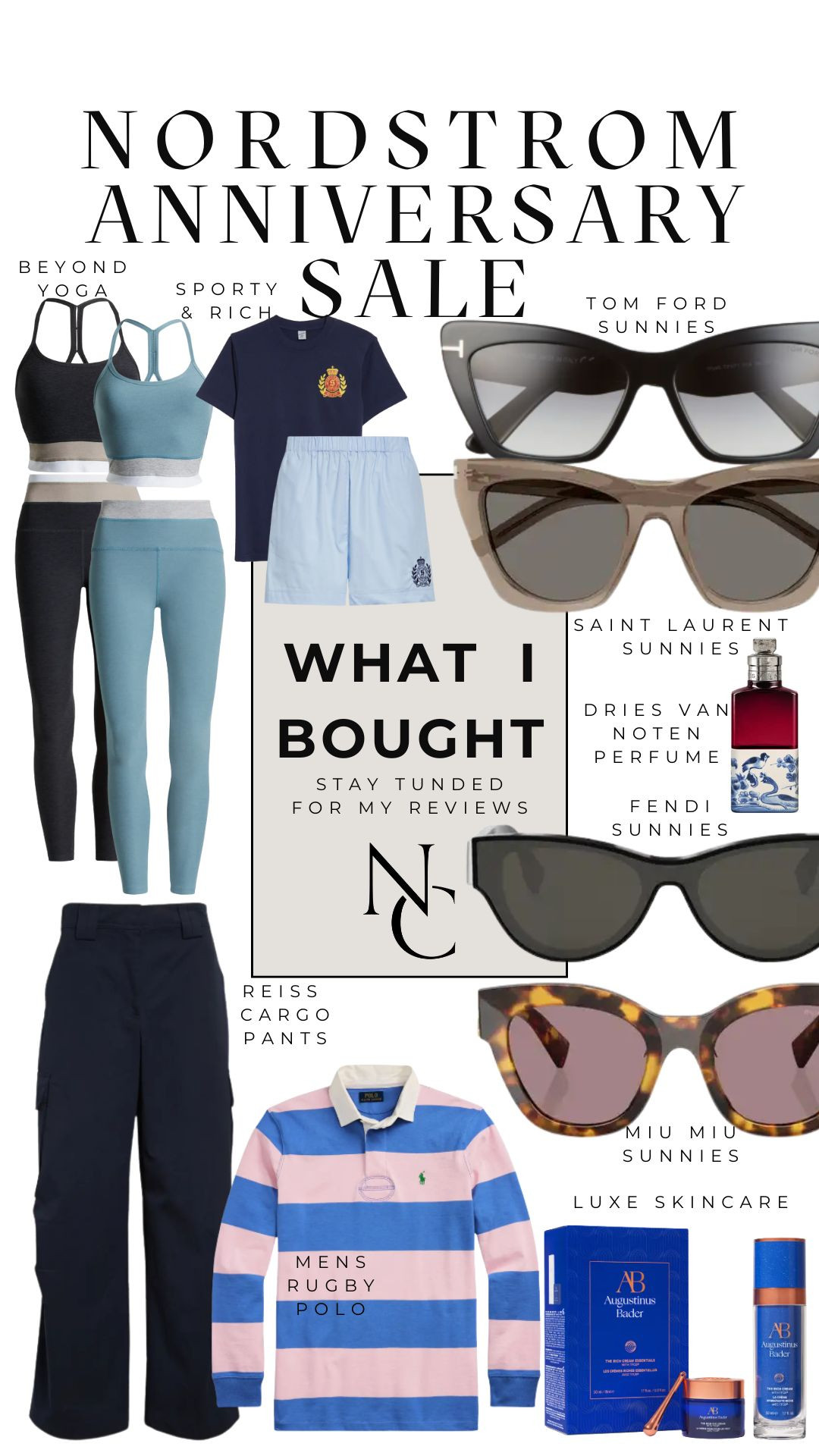 This is what I ordered when the sale broke loose!  LOL  I can't wait to get these and style them for you!

Nordstrom Anniversary Sale, NSALE, sunglasses, workout wear, activewear, beyond yoga, miu miu, prada, fendi, ysl, polo, reiss, sporty & rich 

 

#LTKActive #LTKSaleAlert #LTKStyleTip