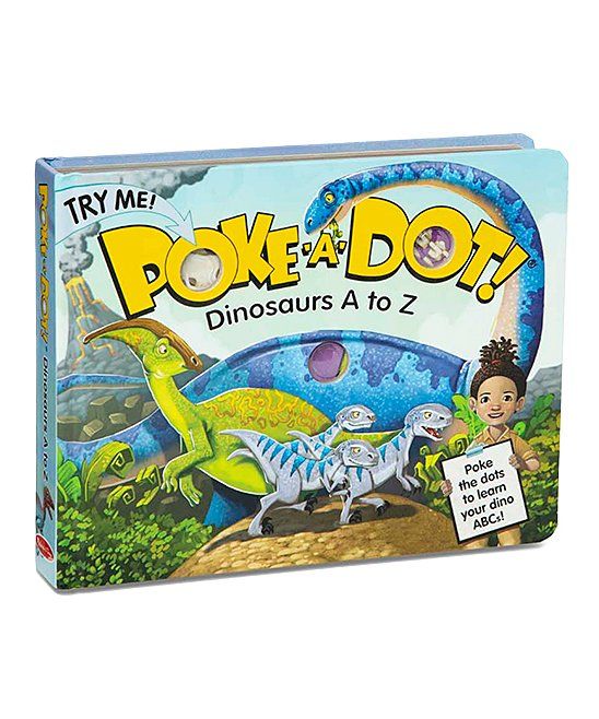 Poke-A-Dot: Dinosaurs A to Z Board Book | Zulily