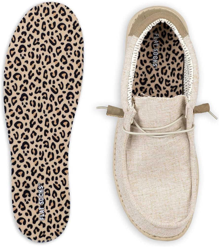 FLAT SOCKS Womens No Show Socks, Sockless Shoe Liner, No Slipping, No Stinking, Washable Barefoot... | Amazon (US)