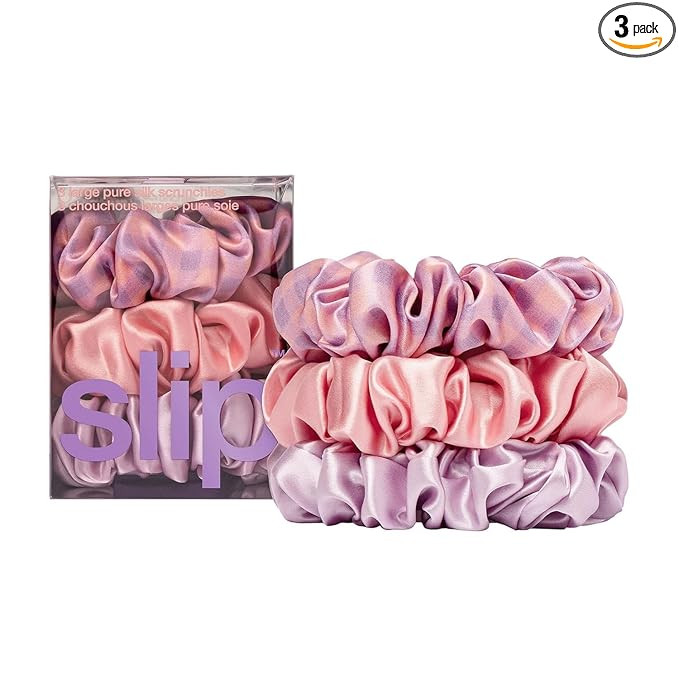 slip Large Scrunchies: Elevate Your Hair Game with Anti-Crease, Anti-Breakage Design, Crafted fro... | Amazon (US)